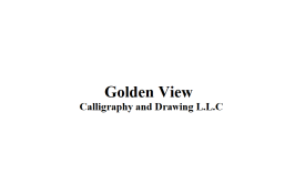 Golden View Calligraphy and Drawing L.L.C